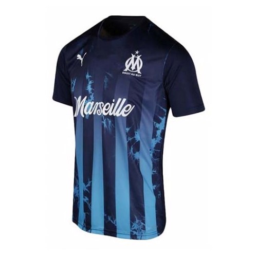 Thailande Maillot Football Marseille Influence blue